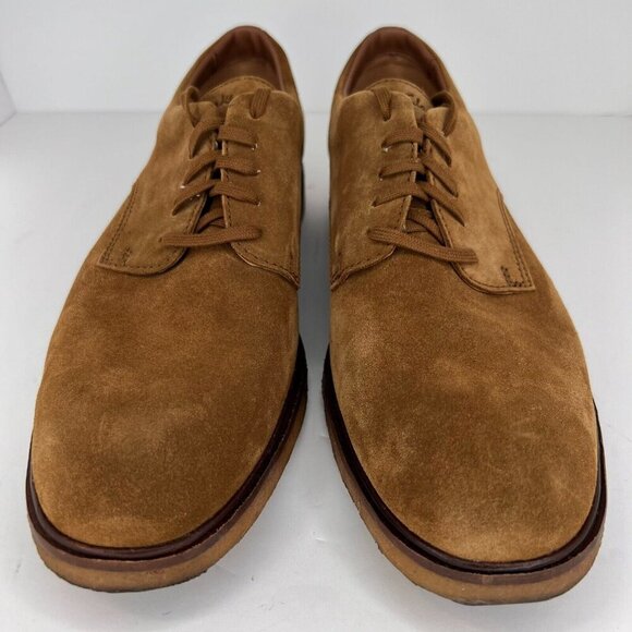 Clarks Mens 61261262 Brown Hommes Faux Leather Derby Size 13 Dress Shoes - Picture 3 of 9